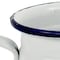 Homeroots 6" White and Blue Metal Jug Vase 483194 - alternate 5