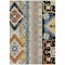 Homeroots 10' X 14' Black Ivory And Copper Aztec Washable Indoor Outdoor Area Rug 598459 - alternate 8