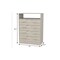 Homeroots 33" Light Grey Manufactured Wood Four Drawer Dresser 477782 - alternate 3