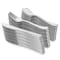 Elama 600 Piece Disposable Plastic Dinnerware Party Set for 100 Guests in White with Silver Trim 750124341M - alternate 7