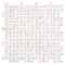 Andova Tiles Fabrique Jacard Brown 1-in. x 2-in. Basketweave Marble Look Polished Natural Stone Wall & Floor Mosaic Tile ANDFAB236 - alternate 1