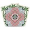 Homeroots 4" X 4" Vintage Green And Taupe Mosaic Peel And Stick Removable Tiles 390873 - alternate 4
