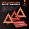 Xpose Safety 18 Sets Warning Triangle DOT Approved 3PK, Reflective Warning Road Safety Triangle Kit, 18PK WTR-3-18-X - alternate 5