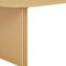 Homeroots 79" Natural Solid Wood Double Pedestal Base Oval Dining Table 712140 - alternate 3