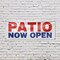 Signmission Patio Now Open, 18 Inch x 48 Inch, Vinyl Banner B-30780 - alternate 4
