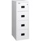 Fireking 4 Drawer, 1 Hr Fire & impact rated, 22" depth, Ltr/Lgl Arctic White 4R1822-CAW - alternate 1