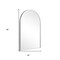 Homeroots 36" Silver Arch Aluminum Framed Bathroom Vanity Mirror 565040 - alternate 4