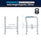 Flash Furniture HERCULES Adjust. Toilet Safety Rail w/Silver Steel Frame, Gray Padded Handles and Suction Cup Feet DC-HY6462-SLVGRY-GG - alternate 7