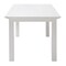 Homeroots 63" White Solid Wood Dining Table 518760 - alternate 3