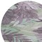 Homeroots 8' Lavender And Lilac Round Floral Washable Indoor Outdoor Area Rug 611116 - alternate 4