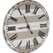 Homeroots 3" Gray And White Metal Analog Round Wall Clock 376230 - alternate 5