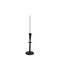 Homeroots 11" Black Metal Tabletop Taper Candlestick 608430 - alternate 1
