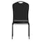 Flash Furniture HERCULES Series Crown Back Stacking Banquet Chair in Black Vinyl - Black Frame FD-C01-B-BK-VY-GG - alternate 4