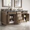 James Martin Vanities Bristol 72'' D Vanity, Whitewashed Walnut w/ Parisien Bleu Silestone Top w/ Wireless Charger 157-V72-WW-FPBL - alternate 5