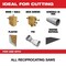 Milwaukee Tool 6 in. 6 TPI SAWZALL THE WRECKER with CARBIDE TEETH Multi-Material Reciprocating Saw Blade (1 pk) 48-00-5241 - alternate 2