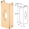 Defender Security Door Edge Reinforcer, 1-3/4 in Thick Door, Solid Brass, Brass, 4-1/2 in H, 1 in W U 9567 - alternate 4