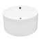 Kingston Brass 45-Inch Acrylic Round Double Ended Freestanding Tub with Overflow/Drain Assembly VTRO454523M0 - alternate 3