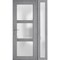 Vdomdoors Front Exterior Prehung FiberGlass Door Frosted Glass / Manux 8552 Grey Ash / Sidelight and Transom MANUX8552EXD-SS-W36+12 x H80+14-LH - alternate 4