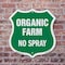 Signmission No Spray Shield Sign Organic Farm, 6 inch X 6 inch, Plastic Sign, 2PK SHI-P-2PACK-6-406 - alternate 3