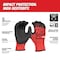 Milwaukee Tool Work Gloves, Cut Level A3 , Dipped , Nitrile , Sandy , L 1 PR 48-73-8132 - alternate 2
