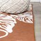 Jonathan Y Tobago High-Low Two-Tone Monstera Leaf Orange/Ivory 5 ft. x 8 ft. Indoor/Outdoor Area Rug HWC100A-5 - alternate 4
