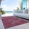 Homeroots 5' X 8' Red Washable Indoor Outdoor Area Rug 598813 - alternate 5