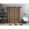 Sartodoors Slab Barn Door Panel, Planum 0011 Walnut and Aluminum Strips, Sturdy Finished Flush Modern Doors, P PLANUM0011S-WLN-18 - alternate 1