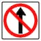 Sign Solutions Usa Traffic Sign, 48 in Width, Aluminum Sign, Square DUS12DWT4848R3-27 - alternate 1
