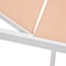 Leisuremod Marlin Patio Chaise Lounge Chair with White Aluminum Frame, Light Brown, 2PK MLW-77LBR2 - alternate 6