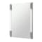 Homeroots 43" White Steel Framed Accent Mirror 510895 - alternate 1