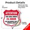 Signmission 24 Hour Surveillance Shield Sign Attenti, 6 inch X 6 inch, Vinyl Decal, 2PK SHI-D-2PACK-6-351 - alternate 5
