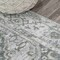 Jonathan Y Pavel Distressed Medallion Low-Pile Machine-Washable Light Gray/Blue 4 ft. x 6 ft. Area Rug WSH317B-4 - alternate 5