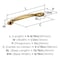 Amerock Intertwine 5-1/16 inch (128mm) Center-to-Center Champagne Bronze Cabinet Pull, 10PK 10VMP21173CZ - alternate 3