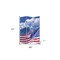 Homeroots 72" Red White And Blue American Flag Reversible Canvas Folding Three Panel Room Divider 277089 - alternate 3
