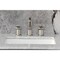 Kingston Brass Widespread Bathroom Faucet with Push Pop-Up Drain, Polished Nickel KS1416RNX - alternate 4