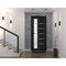 Vdomdoors Front Exterior Prehung FiberGlass Door Frosted Glass / Manux 8088 Matte Black / Office Commercial a MANUX8088EXD-BLK-W36 x H80-LH - alternate 3