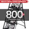 Wrightmaster 4.1 ft. Metal Folding Step Ladder, 9 ft. Reach, with Safety Lock Design 800 lbs. Load Capacity ZOR-WK27-4-DF - alternate 5