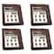 Mytee Products 8 ftx10 ft Dark Brown Canvas Tarp 12oz Water Resistant Heavy Duty Tarps, 4PK CT8-10-DBx4 - alternate 1