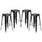 Flash Furniture 4PK 30"H Backless Distressed Copper Metal Barstool 4-ET-BT3503-30-COP-GG - alternate 9