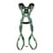 Msa Safety V-Form Harness, Standard, Back & Shoulder D-Rings, Tongue Buckle Leg Straps 10197219 - alternate 1