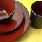 Gibson Home Gibson Soho Lounge Round 16-Piece Dinnerware Set, Burgundy 75097332M - alternate 4