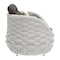 Homeroots 34" Gray And White Fabric Club Chair And Toss Pillow 564977 - alternate 3
