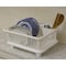 Basicwise Plastic Dish Rack with Drain Board and Utensil Cup QI003240 - alternate 7