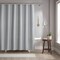 Arkwright Home Poly Shower Curtain Set 72x72 Raindrop Light Grey - Case of 12, 12PK SCSET-7272-LG - alternate 1