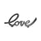 Homeroots 10" Black Cast Iron Love Tabletop Sign 634473 - alternate 5
