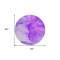 Homeroots 8' Round Purple Round Abstract Washable Non Skid Indoor Outdoor Area Rug 559771 - alternate 5