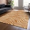 Homeroots 5' X 8' Copper And Tan Animal Print Washable Indoor Outdoor Area Rug 600643 - alternate 7