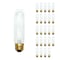 Bulbrite 60W Dimmable Clear T10 Incandescent Light Bulbs, Medium E26 Base, 2700K, 25PK 861273 - alternate 1