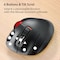 Elecom EX-G Wireless Ergo Trackball, Left handed, Ruby Ball bearing, 5 Programmable Buttons, Windows, Mac M-XT4DRBK-G - alternate 2