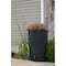 Good Ideas Impressions Eco Palm 50 Gallon Rain Saver - Contains Recycled Material GI-REC-L50-BLK - alternate 3